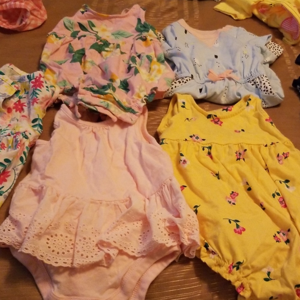 Bundle 6 girl onesie dresses